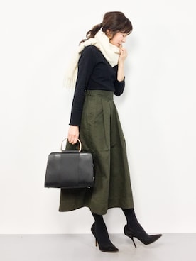 RINAさん（レディース・160cm）の冬コーディネート