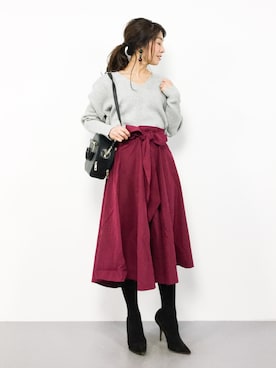 RINAさん（レディース・160cm）の冬コーディネート