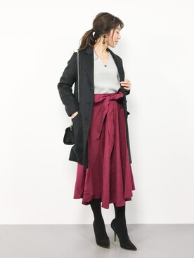 RINAさん（レディース・160cm）の冬コーディネート