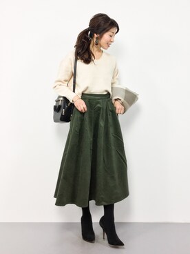 RINAさん（レディース・160cm）の冬コーディネート