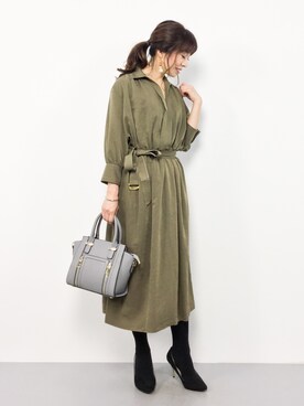 RINAさん（レディース・160cm）の冬コーディネート