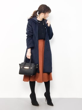 RINAさん(レディース・160cm)の冬コーディネート