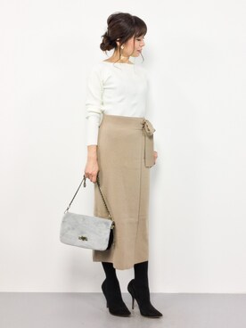 RINAさん（レディース・160cm）の冬コーディネート