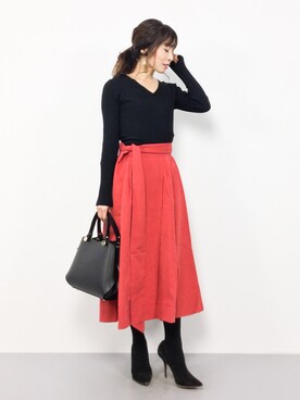 RINAさん（レディース・160cm）の冬コーディネート