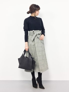 RINAさん（レディース・160cm）の冬コーディネート