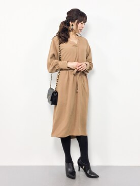 RINAさん（レディース・160cm）の冬コーディネート