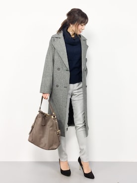 RINAさん(レディース・160cm)の冬コーディネート