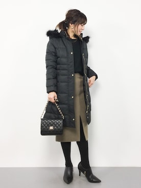 RINAさん（レディース・160cm）の冬コーディネート