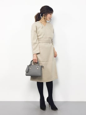 RINAさん（レディース・160cm）の冬コーディネート