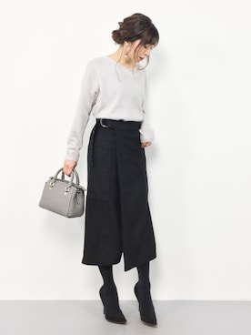 RINAさん（レディース・160cm）の冬コーディネート