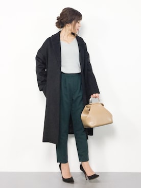 RINAさん(レディース・160cm)の冬コーディネート