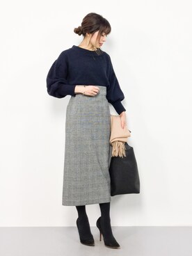 RINAさん（レディース・160cm）の冬コーディネート