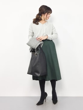 RINAさん（レディース・160cm）の冬コーディネート