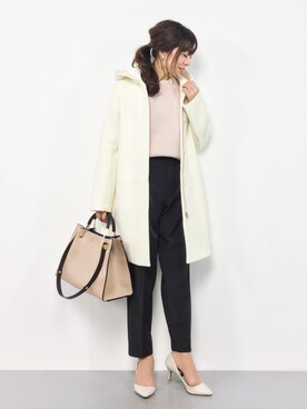 「STUDIOUS（ステュディオス）のアイテム（その他アウター）」を使った、RINAさん（レディース・160cm）の冬コーディネート