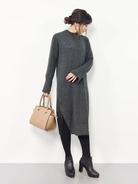 RINAさん（レディース・160cm）の冬コーディネート