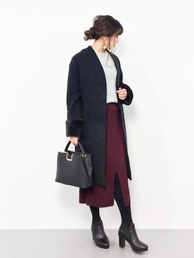 RINAさん（レディース・160cm）の冬コーディネート