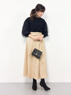 RINAさん（レディース・160cm）の冬コーディネート