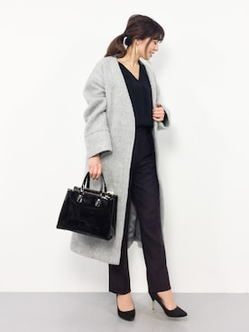 RINAさん（レディース・160cm）の冬コーディネート