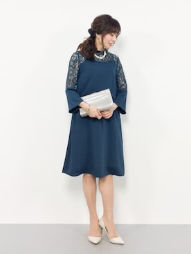 「Luxe brille（リュクスブリエ）のアイテム」を使った、RINAさん（レディース・160cm）の冬コーディネート