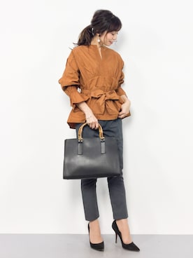 RINAさん（レディース・160cm）の冬コーディネート