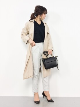 RINAさん（レディース・160cm）の冬コーディネート