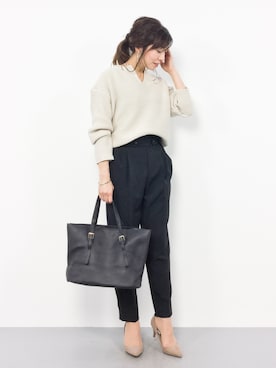 RINAさん（レディース・160cm）の冬コーディネート