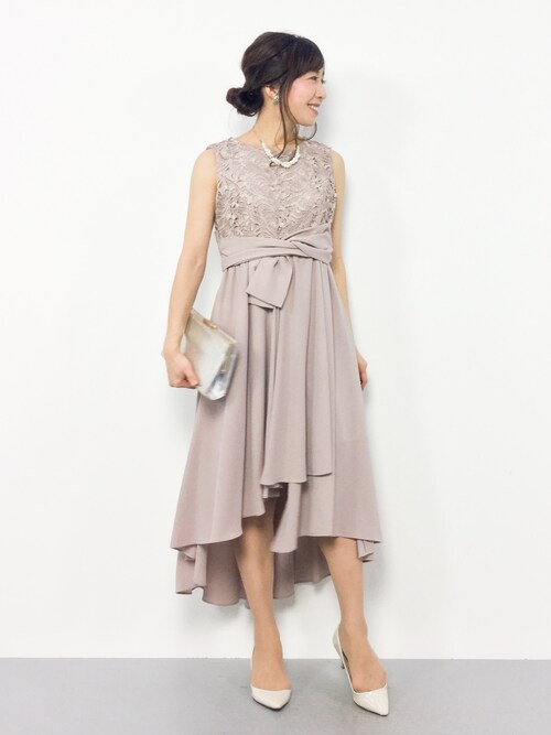 Rina Zozotown Luxe Brilleのドレスを使ったコーディネート Wear