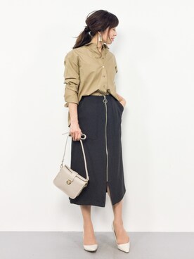 RINAさん（レディース・160cm）の冬コーディネート