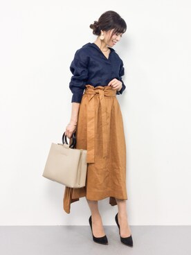 RINAさん（レディース・160cm）の春コーディネート