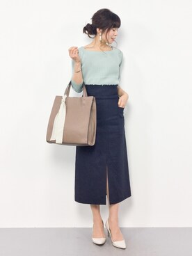 RINAさん(レディース・160cm)の春コーディネート