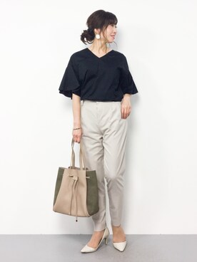 RINAさん（レディース・160cm）の春コーディネート