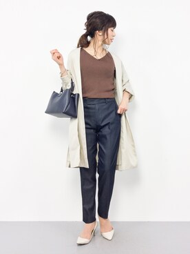 RINAさん(レディース・160cm)の春コーディネート