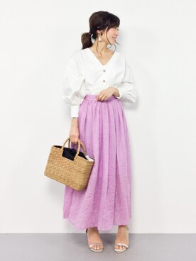 RINAさん（レディース・160cm）の春コーディネート