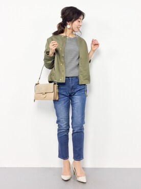 RINAさん（レディース・160cm）の春コーディネート