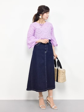 RINAさん(レディース・160cm)の春コーディネート