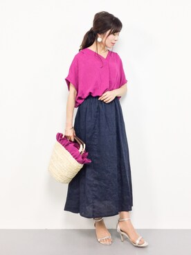 RINAさん（レディース・160cm）の春コーディネート