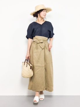 RINAさん（レディース・160cm）の夏コーディネート