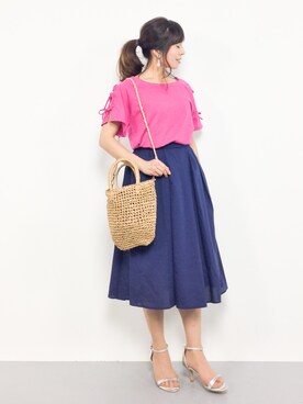 RINAさん（レディース・160cm）の夏コーディネート