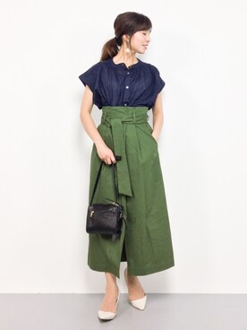 RINAさん(レディース・160cm)の夏コーディネート