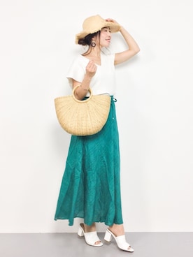 RINAさん(レディース・160cm)の夏コーディネート