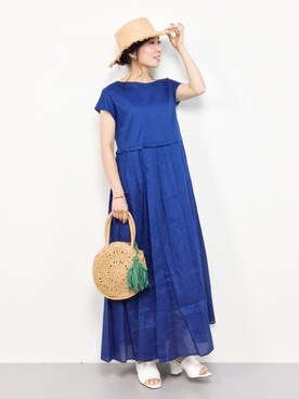 RINAさん(レディース・160cm)の夏コーディネート