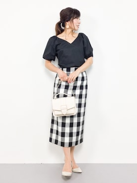 RINAさん（レディース・160cm）の夏コーディネート