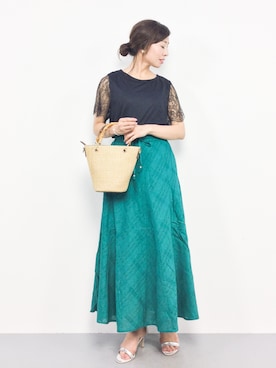 RINAさん(レディース・160cm)の夏コーディネート