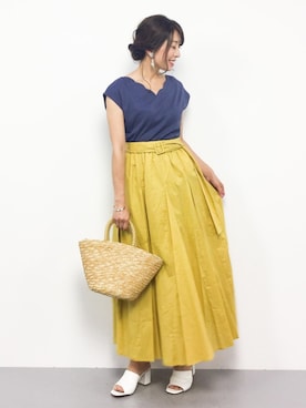 RINAさん(レディース・160cm)の夏コーディネート