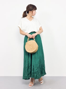 RINAさん(レディース・160cm)の夏コーディネート