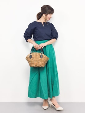 RINAさん(レディース・160cm)の夏コーディネート