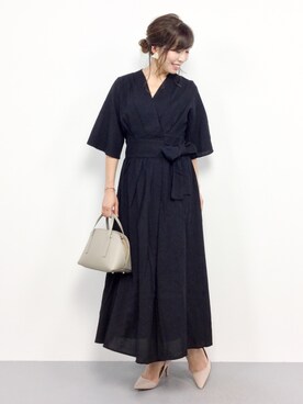 「PLAIN CLOTHING（プレーンクロージング）のアイテム（パンプス）」を使った、RINAさん（レディース・160cm）の夏コーディネート