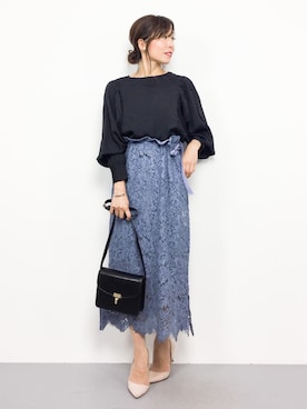 「PLAIN CLOTHING（プレーンクロージング）のアイテム（パンプス）」を使った、RINAさん（レディース・160cm）の秋コーディネート