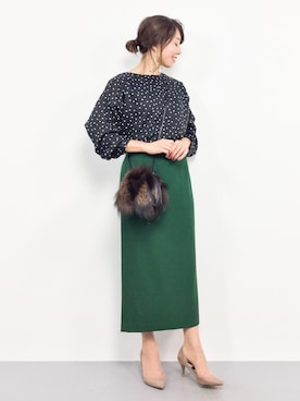 「PLAIN CLOTHING（プレーンクロージング）のアイテム（パンプス）」を使った、RINAさん（レディース・160cm）の秋コーディネート