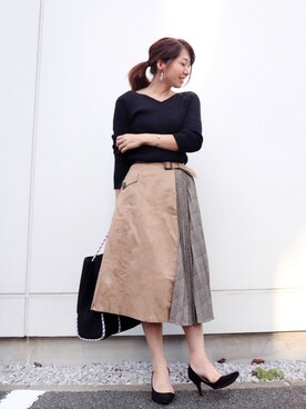 RINAさん（レディース・160cm）の冬コーディネート